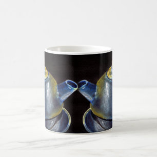 Tasse bleue de service à thé (Lori Corbett)