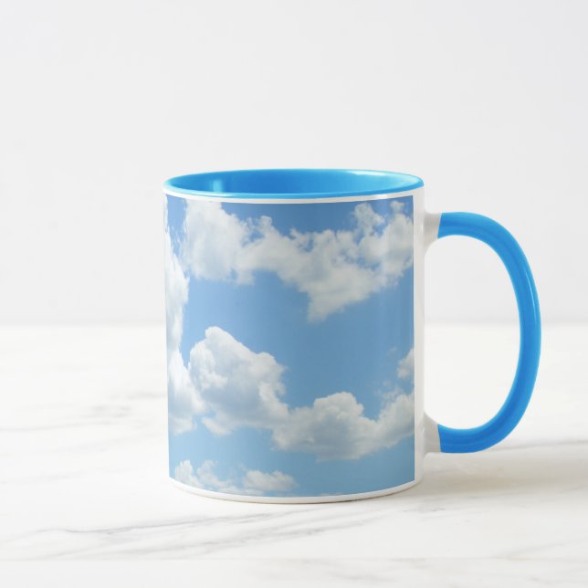 Tasse Bleus de effacement (Droite)