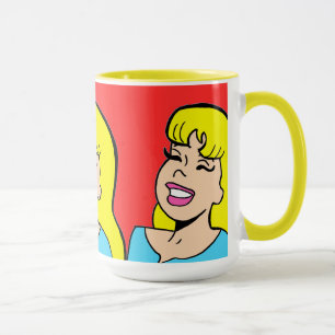 Tasse Blonde Bombshell Bande dessinée Bande de café Mu