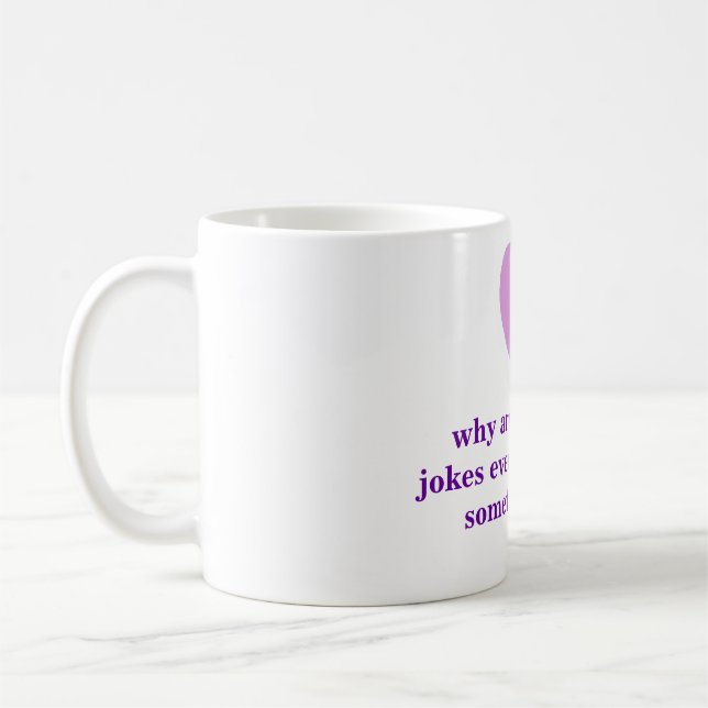 Tasse blonde de pénurie de plaisanterie de garçon (Gauche)