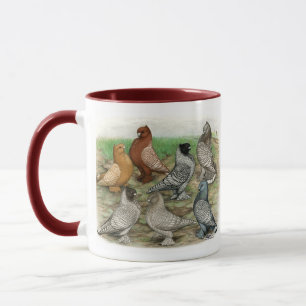 Tasse Blondinettes Laced Pigeons de Frill Classique