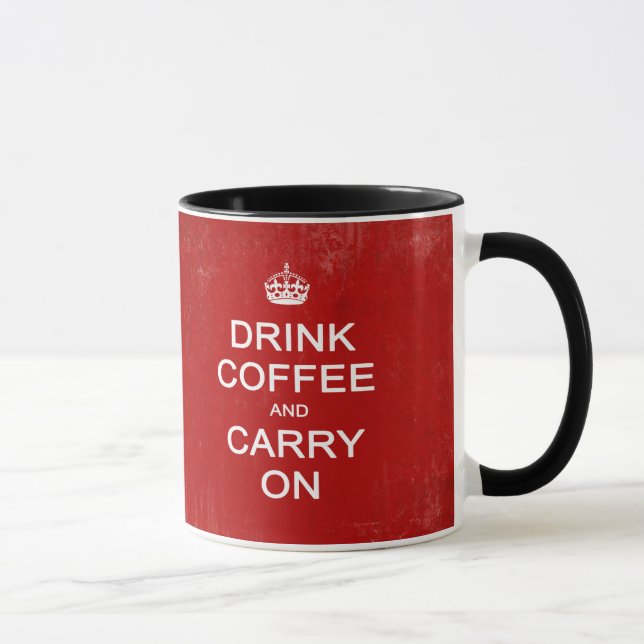 Tasse Boire du café et cuire de la viande (Droite)