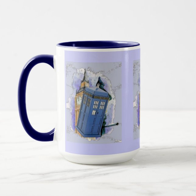Tasse Boîte d'appel de la police britannique (Gauche)