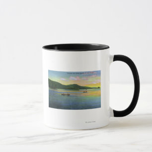 Tasse Bolton Landing Vue sur le canoë-kayak des couples