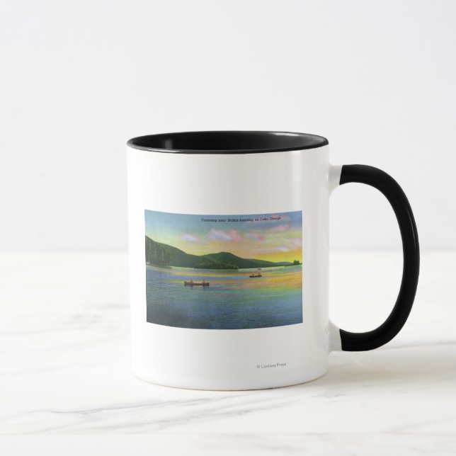 Tasse Bolton Landing Vue sur le canoë-kayak des couples (Droite)