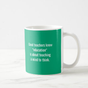 Tasse Bon Enseignant Connaît Café