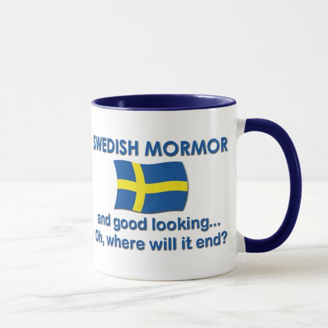 Tasse Bon Suédois Mormor (grand-maman) de Lkg (Droite)