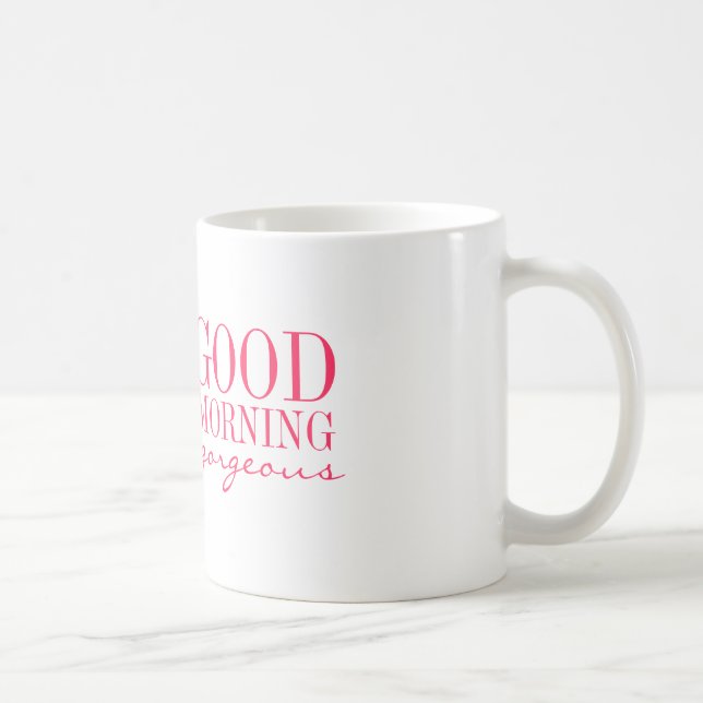 Tasse - bonjour magnifique (Droite)