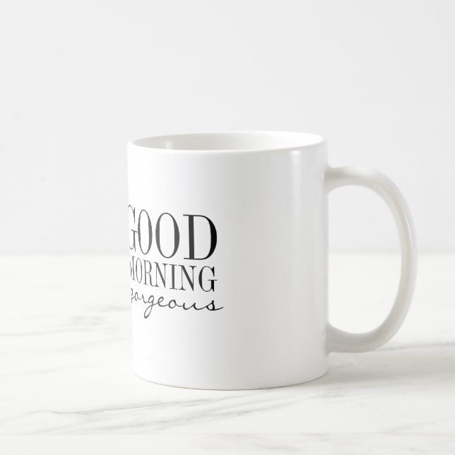 Tasse - bonjour magnifique (Droite)