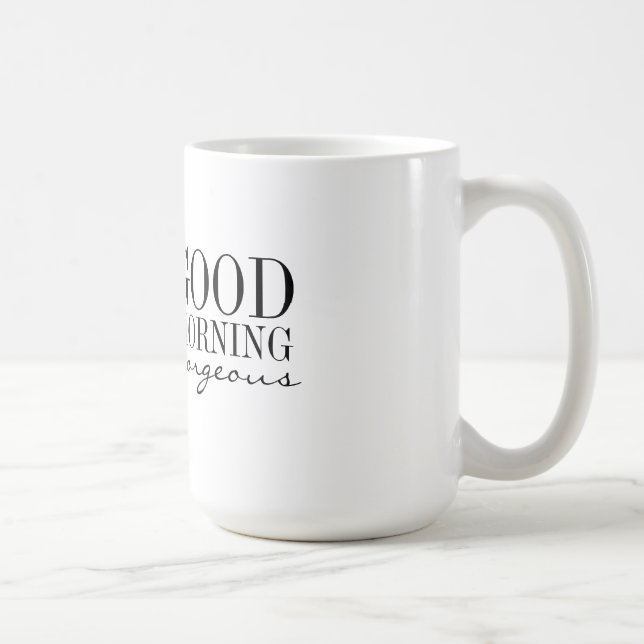 Tasse - bonjour magnifique (Droite)
