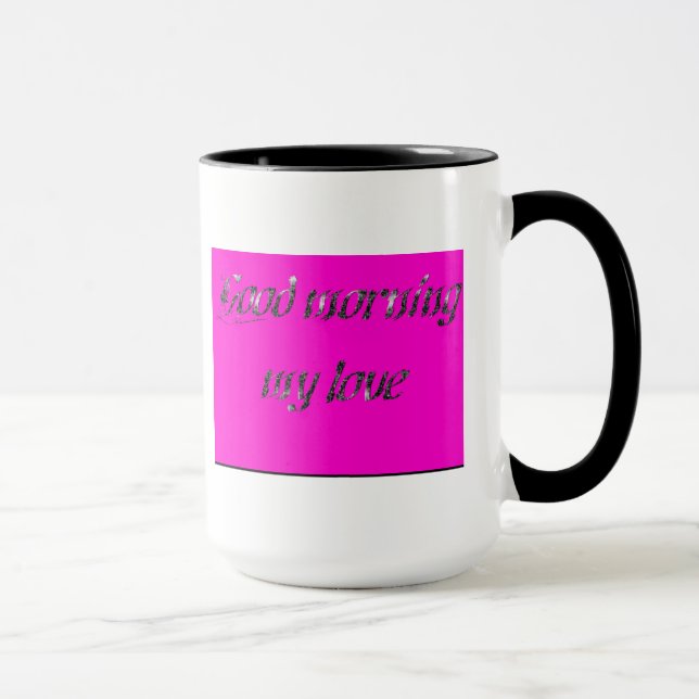 Tasse Bonjour mon amour (Droite)