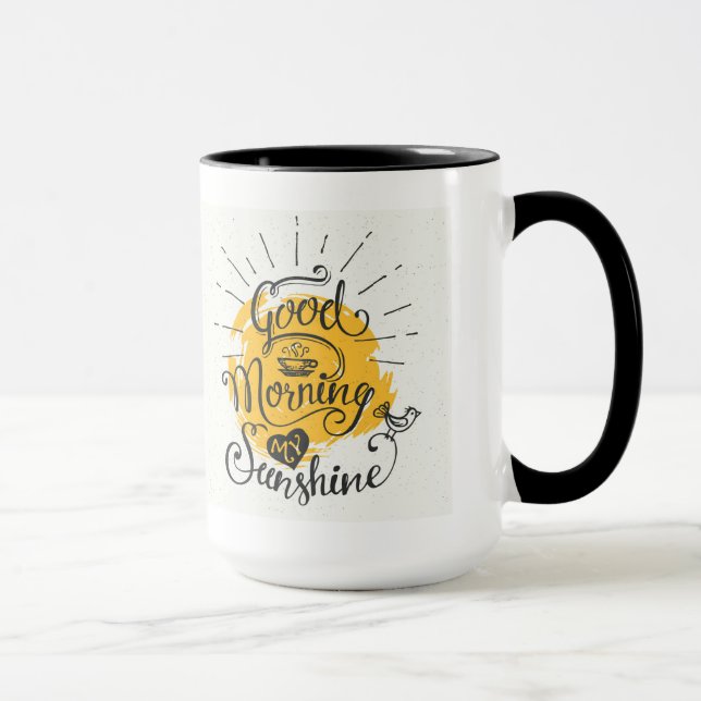 Tasse Bonjour mon soleil (Droite)