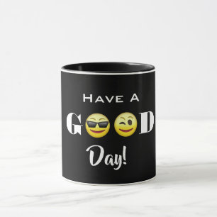 Tasse "Bonne Journée" Emojis