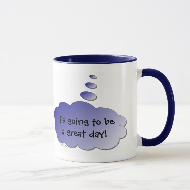 Tasse Bonne journée - Mauvaise journée (la bulle de pens (Droite)
