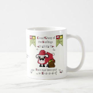 Tasse bonne ou de B-a-a-a-d de Noël