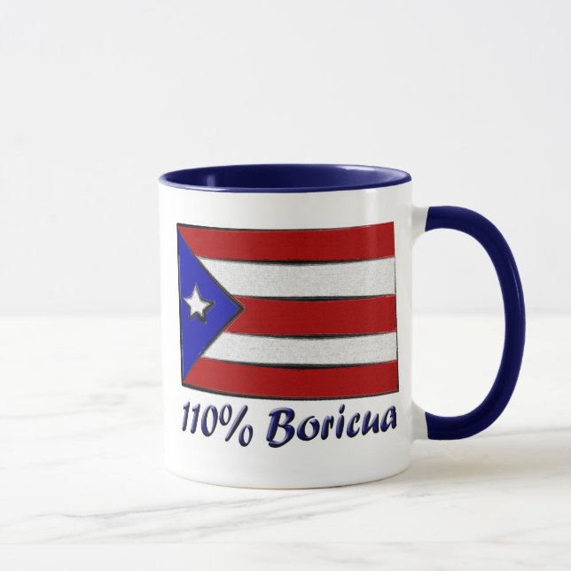 Tasse Boricua 110% (Droite)