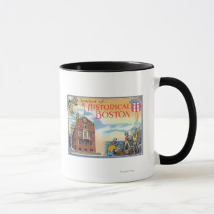 Tasse Boston, scènes de MassachusettsHistorical Boston