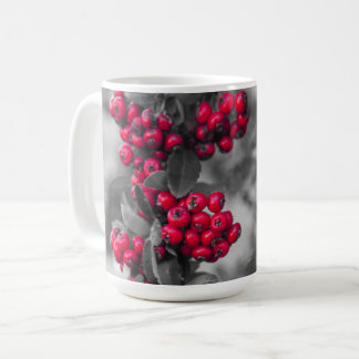 Tasse botanique Pyracantha Baie Rouge et Gris