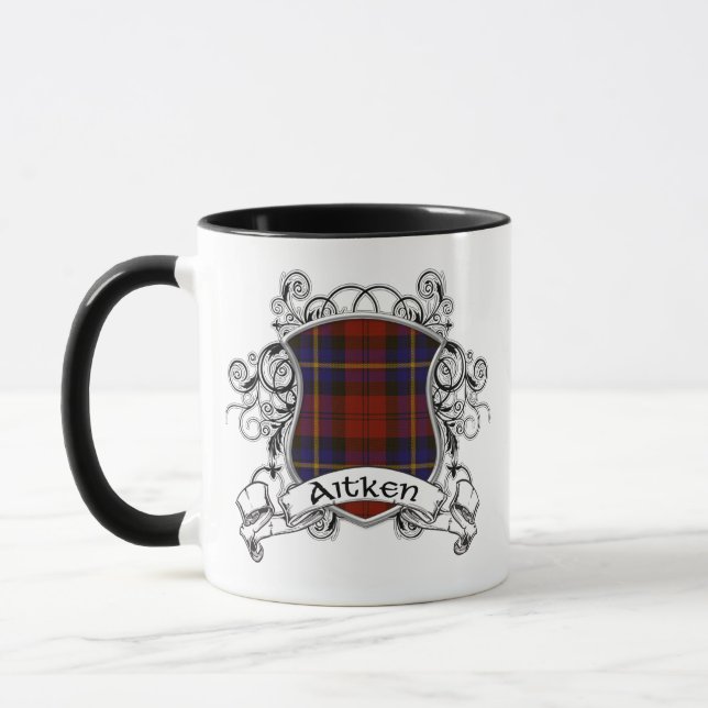 Tasse Bouclier de tartan d'Aitken (Gauche)