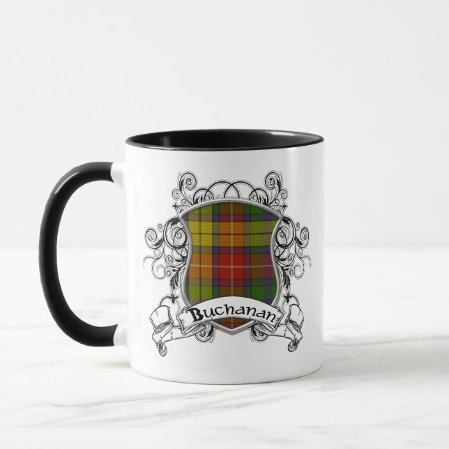 Tasse Bouclier de tartan de Buchanan (Gauche)
