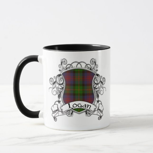 Tasse Bouclier de tartan de Logan (Gauche)