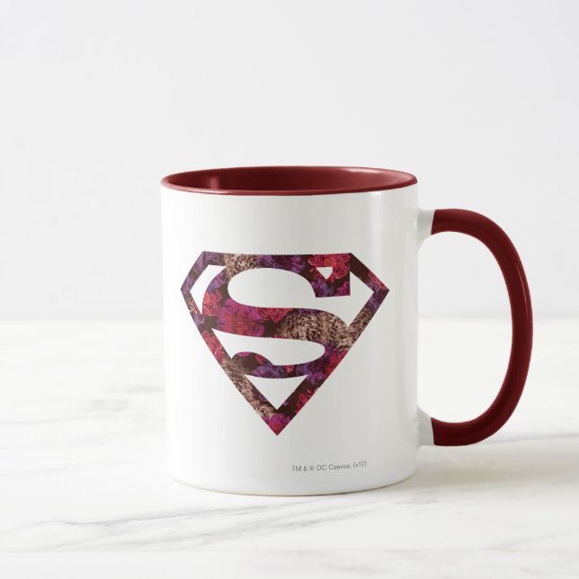 Tasse Bouclier S rose Floral (Droite)