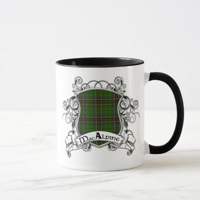 Tasse Bouclier Tartan MacAlpine (Droite)