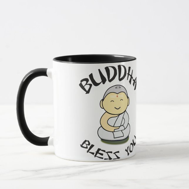 Tasse Bouddha Vous Bénis - Joli Bouddha (Gauche)