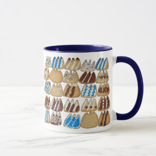 Tasse Boue de café avec les biscuits cuits au four