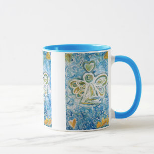 Tasse Boug d'ange bleu doré