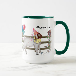 Tasse Boug de fête d'anniversaire de la chèvre de mer