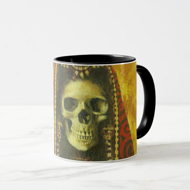 Tasse Boug gothique de squelette (Devant droit)