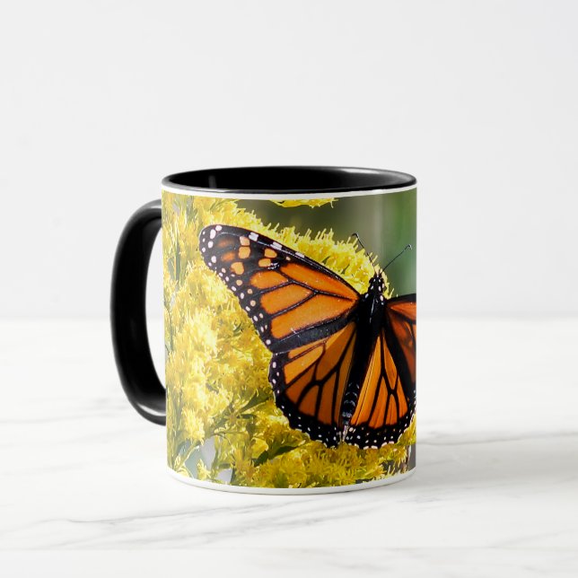 Tasse Bouge de café papillon Monarch (Devant gauche)