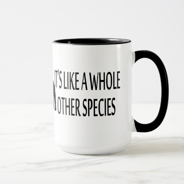 Tasse Bouledogue français c'est comme une totalité (Droite)