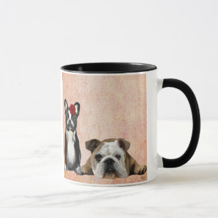 Tasse Bouledogue français et bouledogue anglais