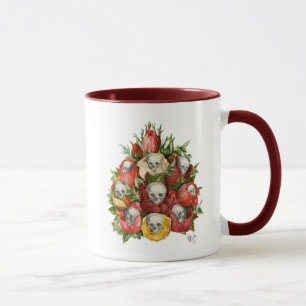 Tasse Bouquet de crânes