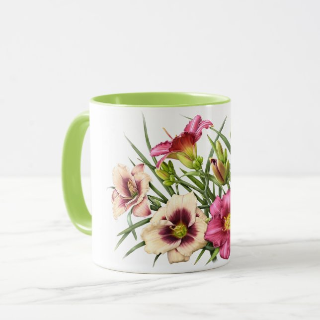 Tasse Bouquet Red Daylily (Devant gauche)