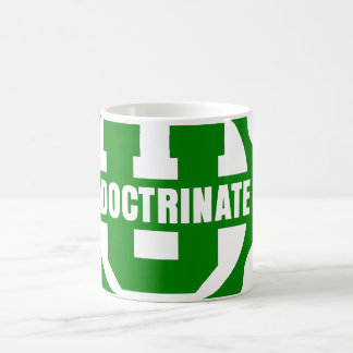 Tasse bourdonnée de logo "endoctrinez U"