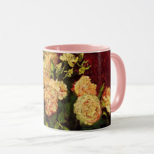 Tasse Bowl avec Peonies et Roses par Vincent van Gogh