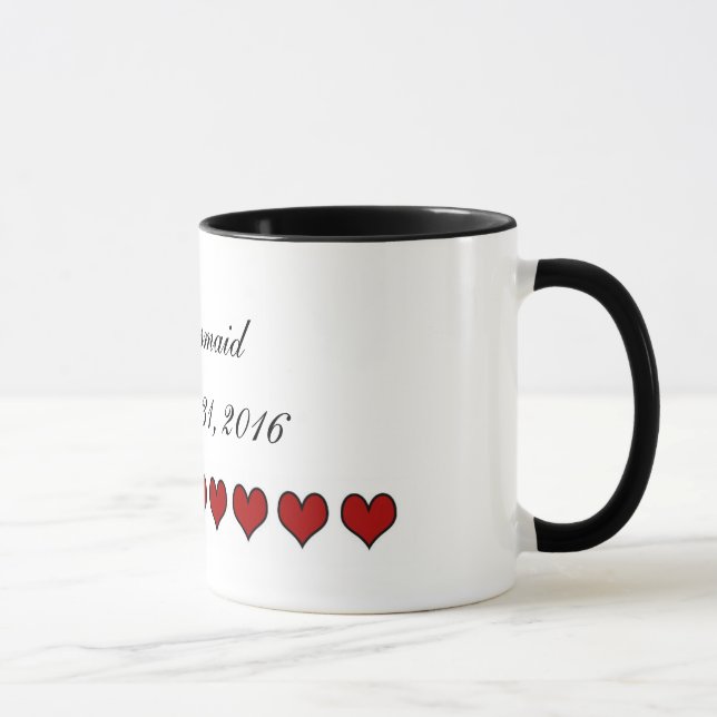 Tasse Bridesmaid | MARIAGE (Droite)