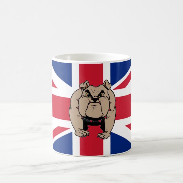 Tasse britannique de bouledogue (Centre)
