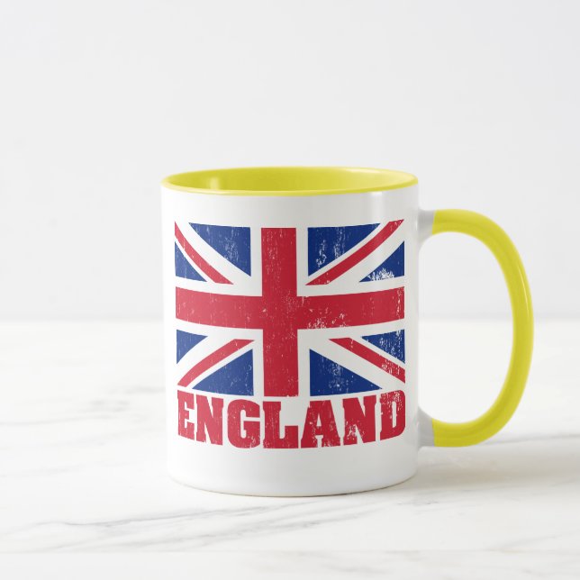 Tasse britannique de drapeau d'Union Jack (Droite)