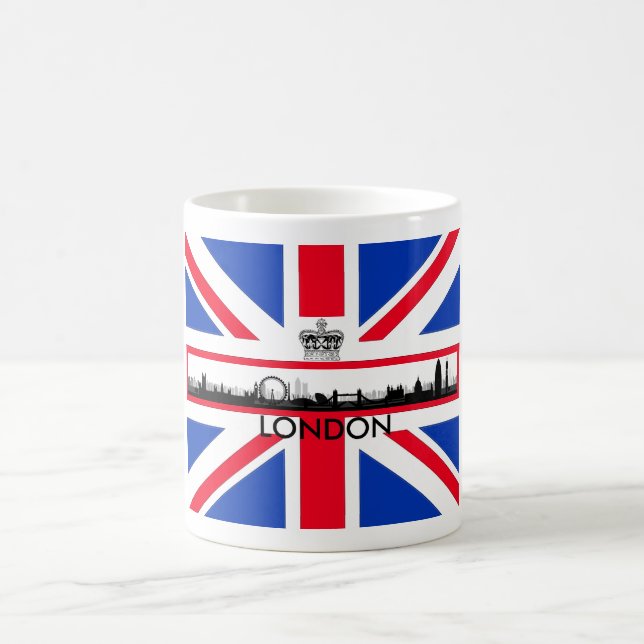 Tasse britannique d'horizon d'oeil de Londres de (Centre)