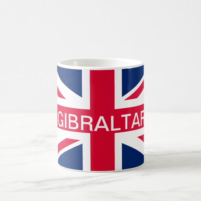 Tasse britannique du Gibraltar de drapeau (Centre)