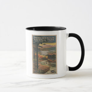 Tasse Brochure rocheuse de parc national de Mt. # 2