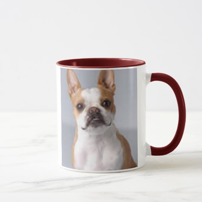 Tasse brun clair de chien de Boston Terrier (Droite)
