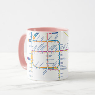 Tasse Bruxelles métros