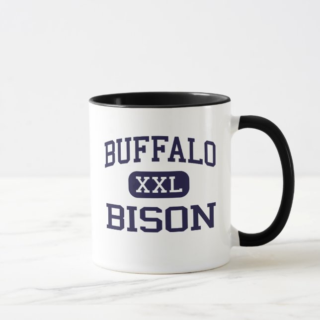 Tasse Buffalo - bison - haut - Buffalo la Virginie (Droite)