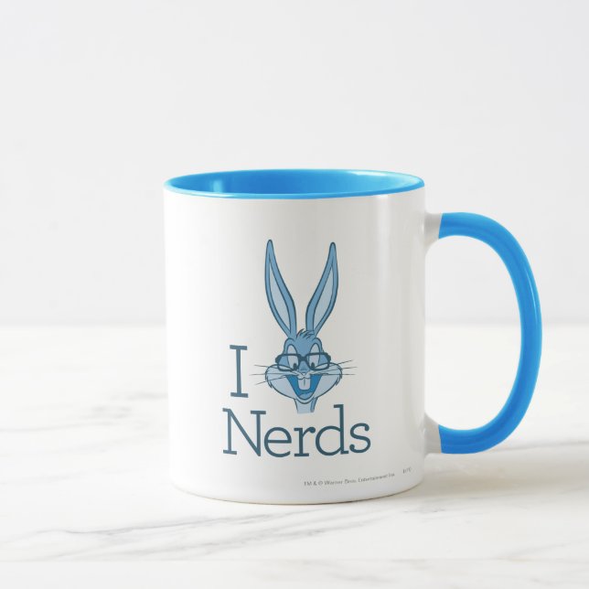Tasse BUGS BUNNY™ - I Love Nerds (Droite)