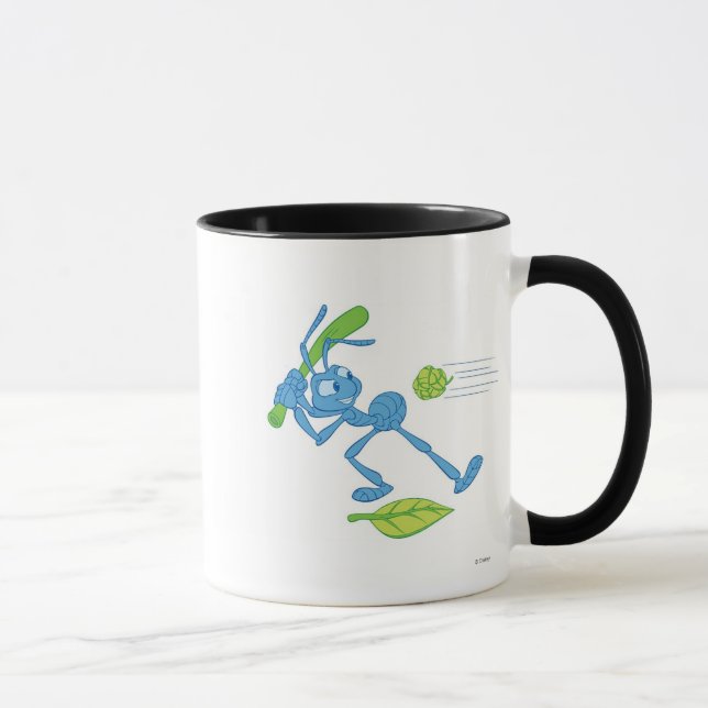 Tasse Bug's Life Flik jouer de baseball balançant batte (Droite)